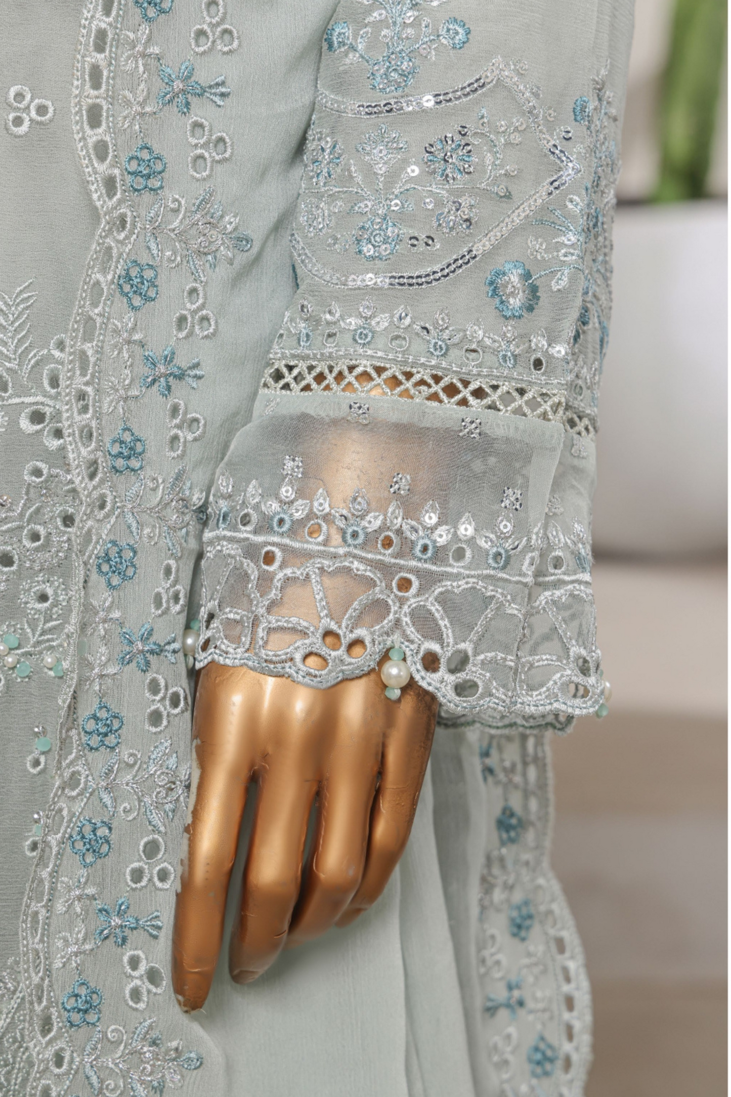 SADABAHAR AFSANAY VOL 13 Luxury Chiffon Collection V-3