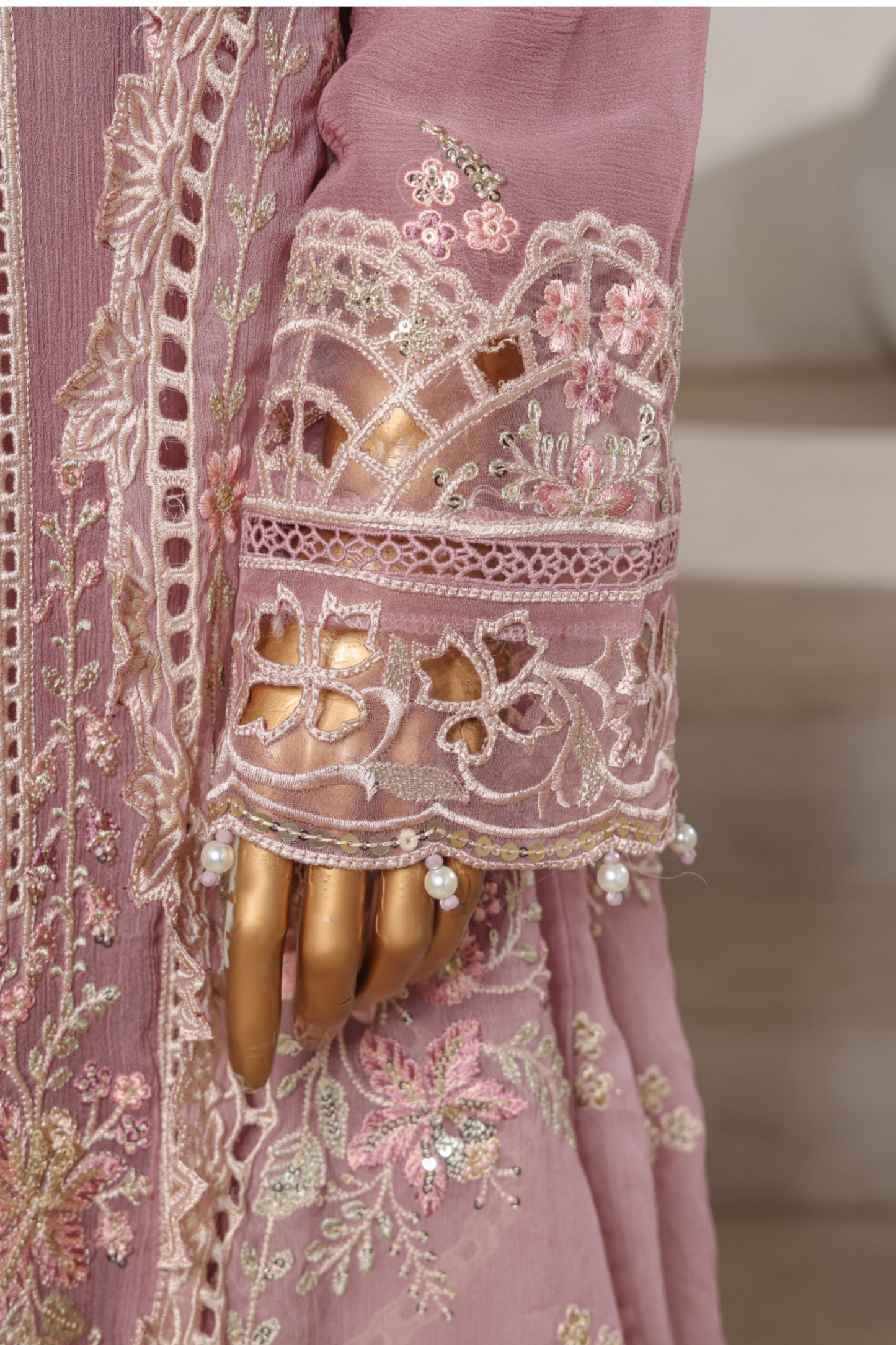 SADABAHAR AFSANAY VOL 13 Luxury Chiffon Collection V-2