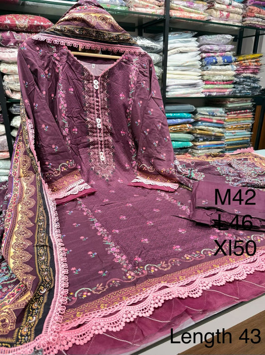 MAUSUMMERY LINEN VOL-02 | 3-PC STITCHED 2025 (7) ✨