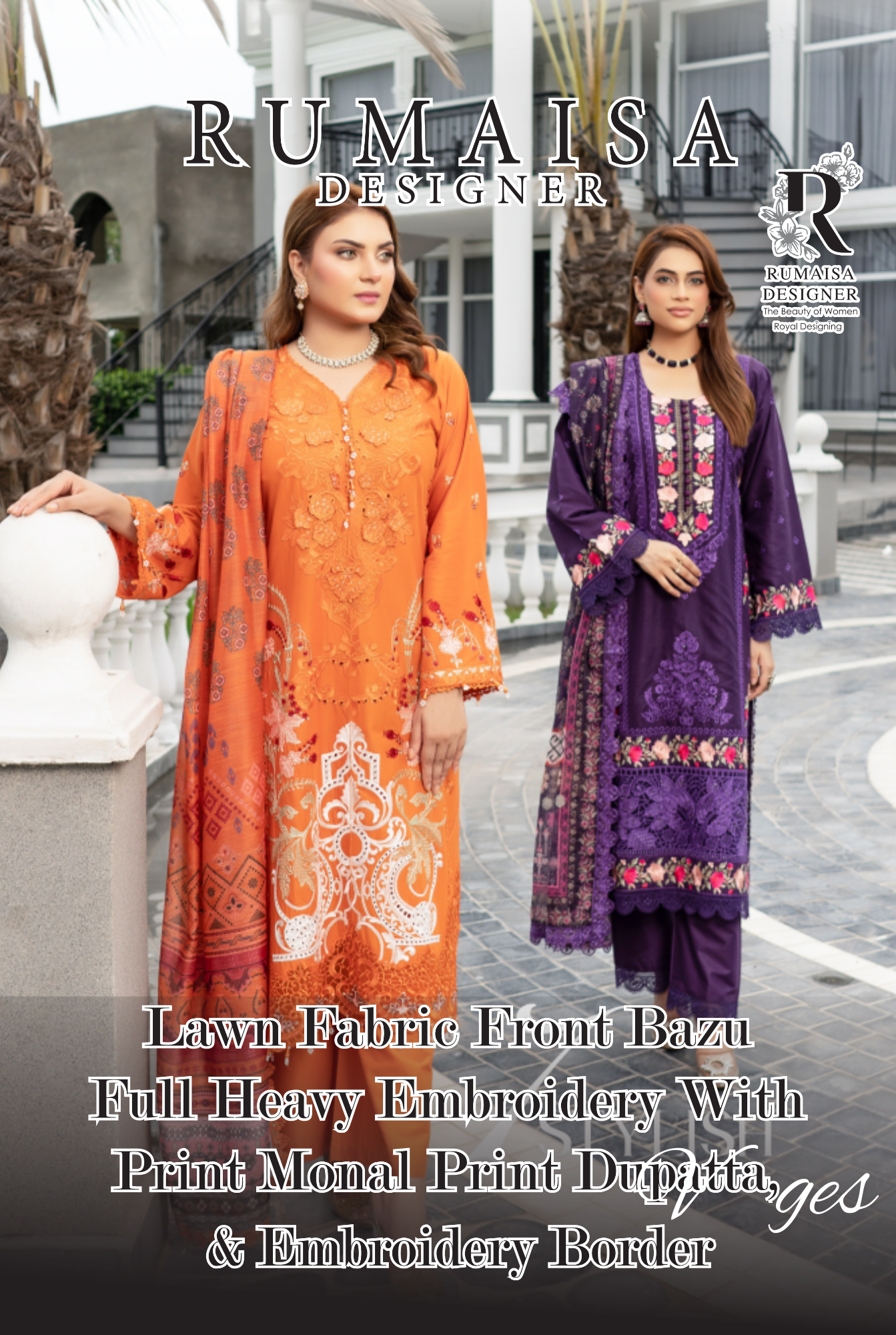 Munira Designer Embroidered Cotton Chikankari Suit 2025