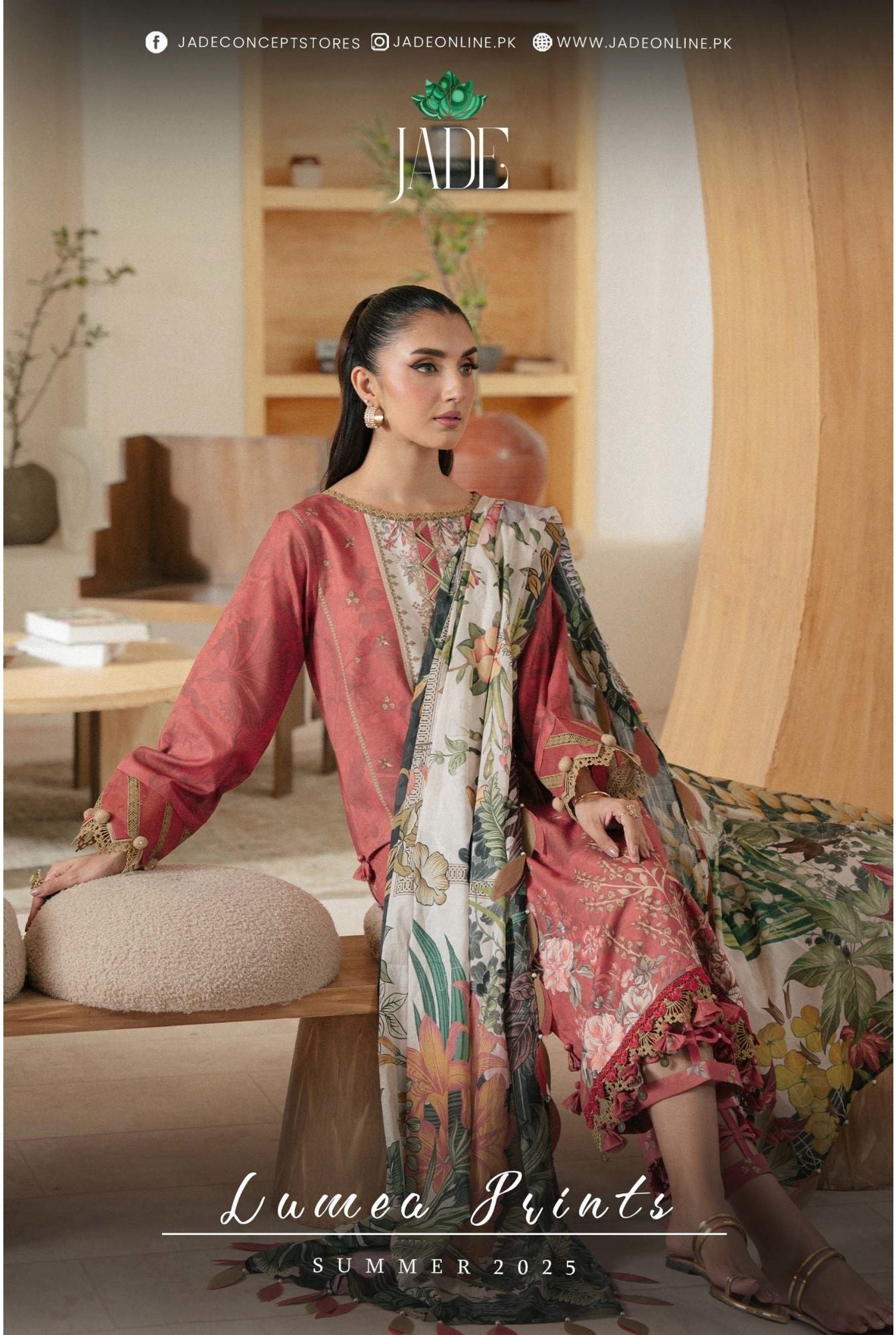 Jade Lumea Prints stiched collection 2025