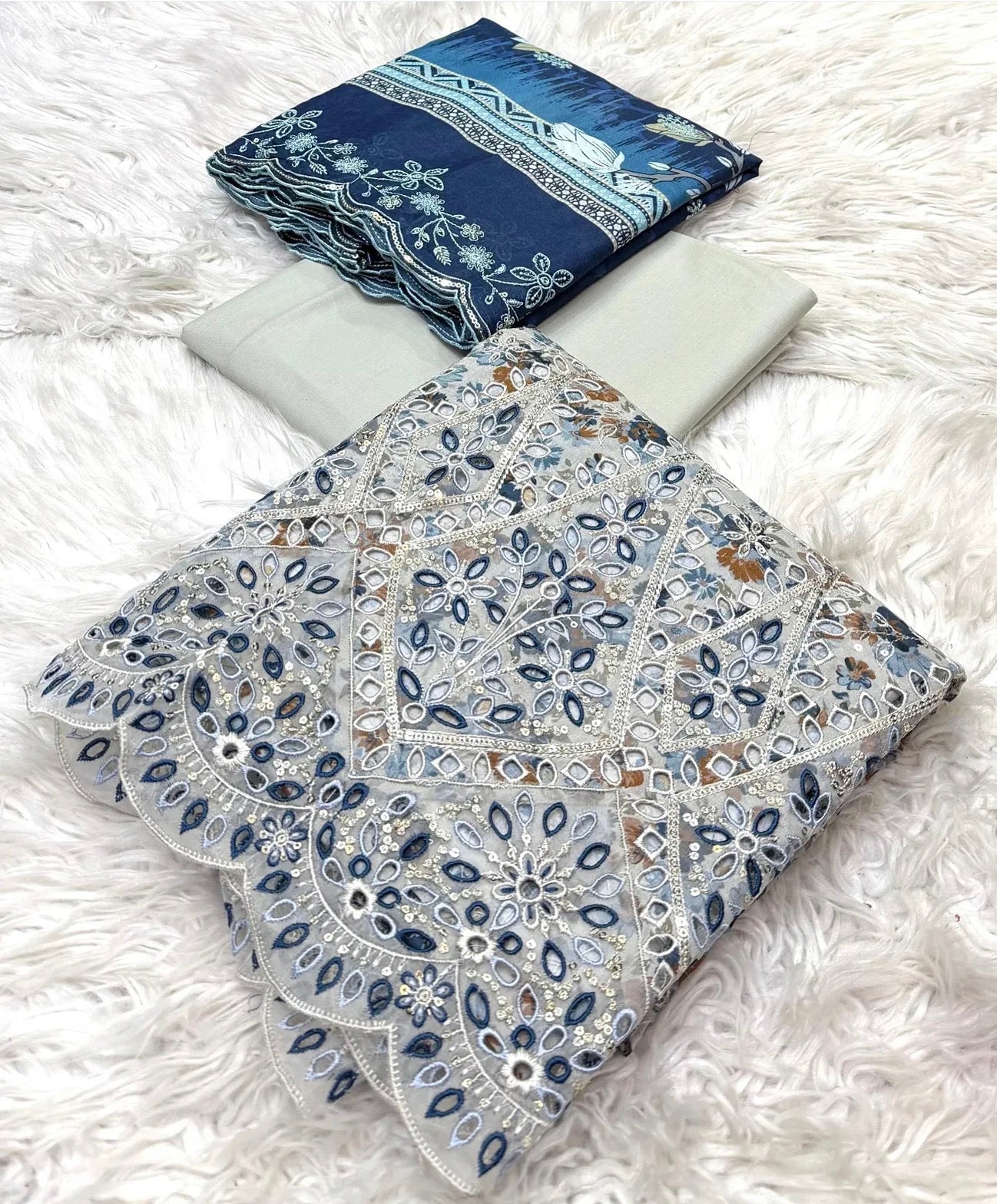 Binsaeed Cutwork embroidered unstiched collection 2026