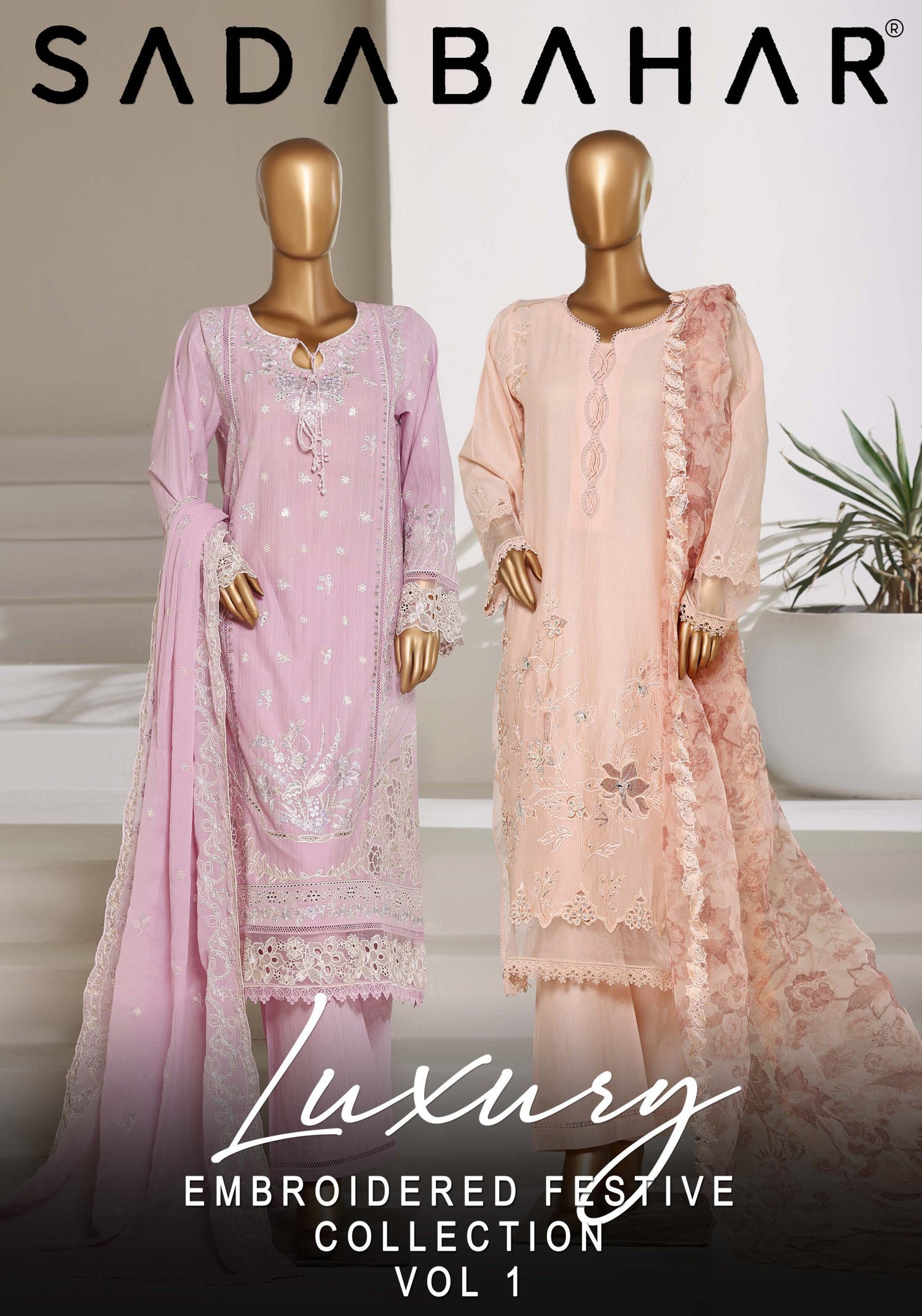 Sadabahar Luxury Embroidered Festive Collection 2026