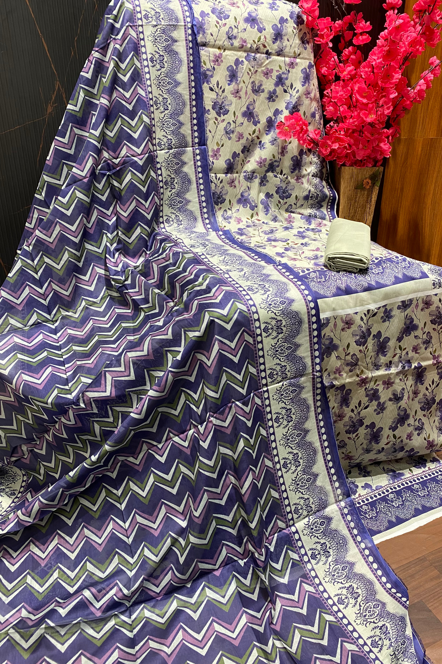 BINSAEED UNSTICHED  PRINTED COLLECTION 2025