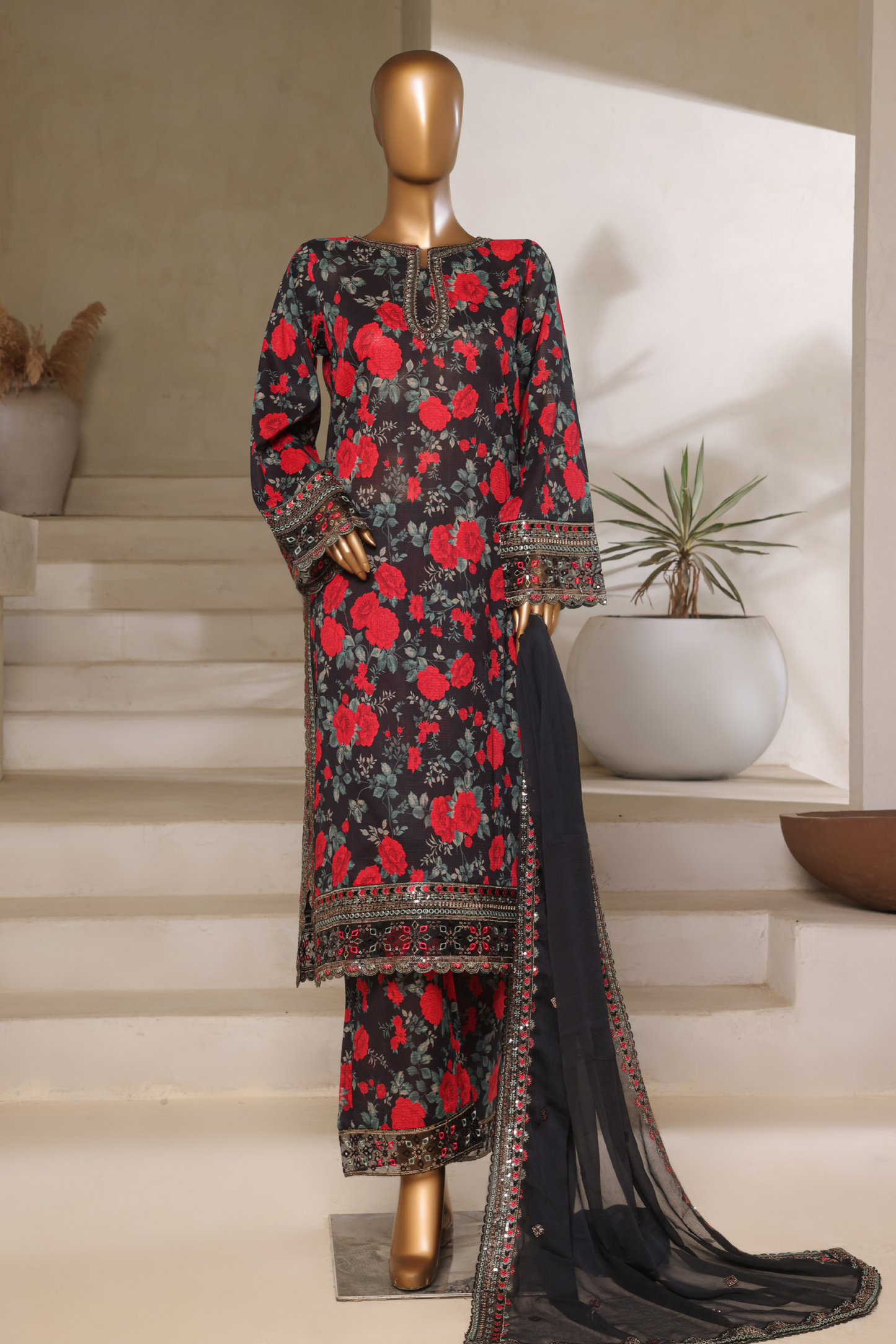 MALIKA Embroidered Festive Collection - D4