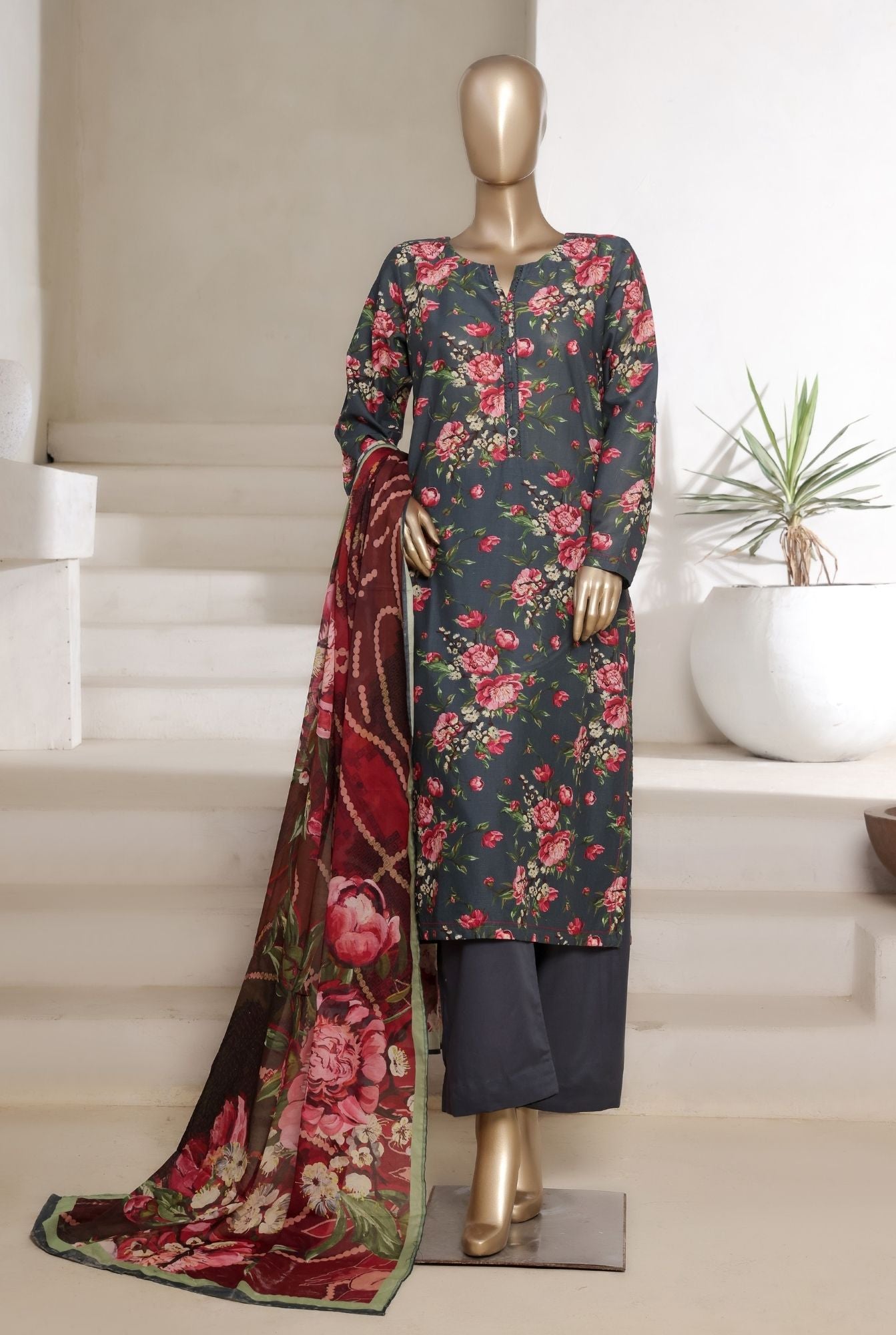 Sadabahar Printed Cambric Lawn Vol-01 2025 (1)