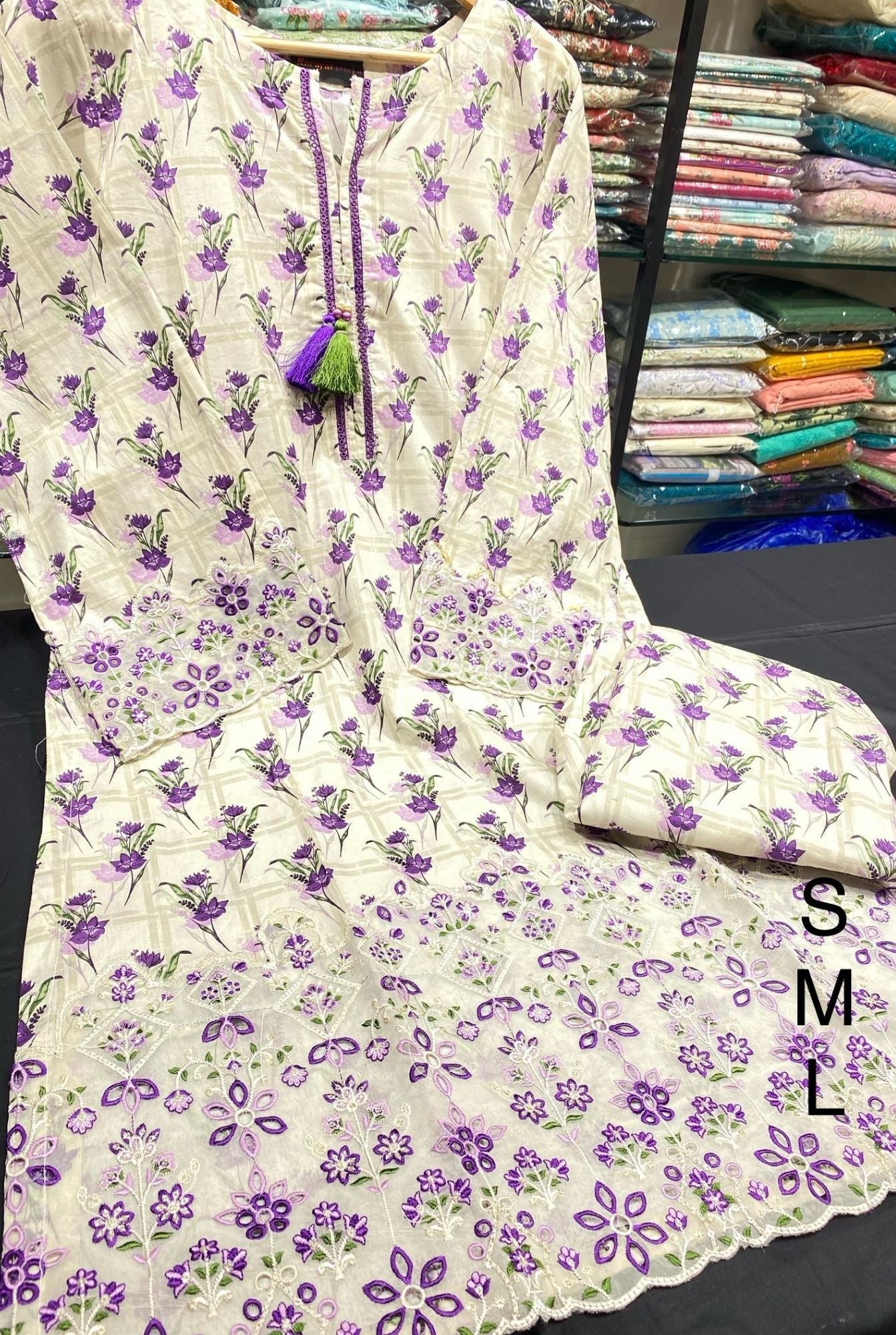 2 Piece Embroidered Printed Suit By Riwayat 2025 (1)