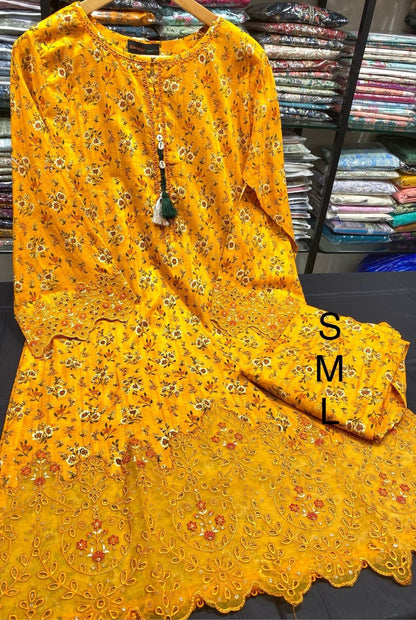 2 Piece Embroidered Printed Suit By Riwayat 2025 (3)