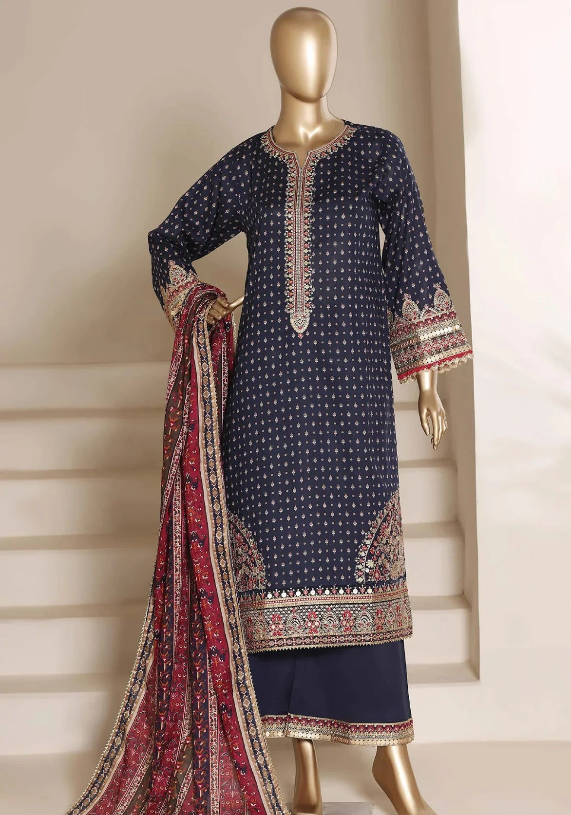 Regal by Sadabahar | Stitched Embroidered Festive Vol-01 Collection - 2026 (D-01)