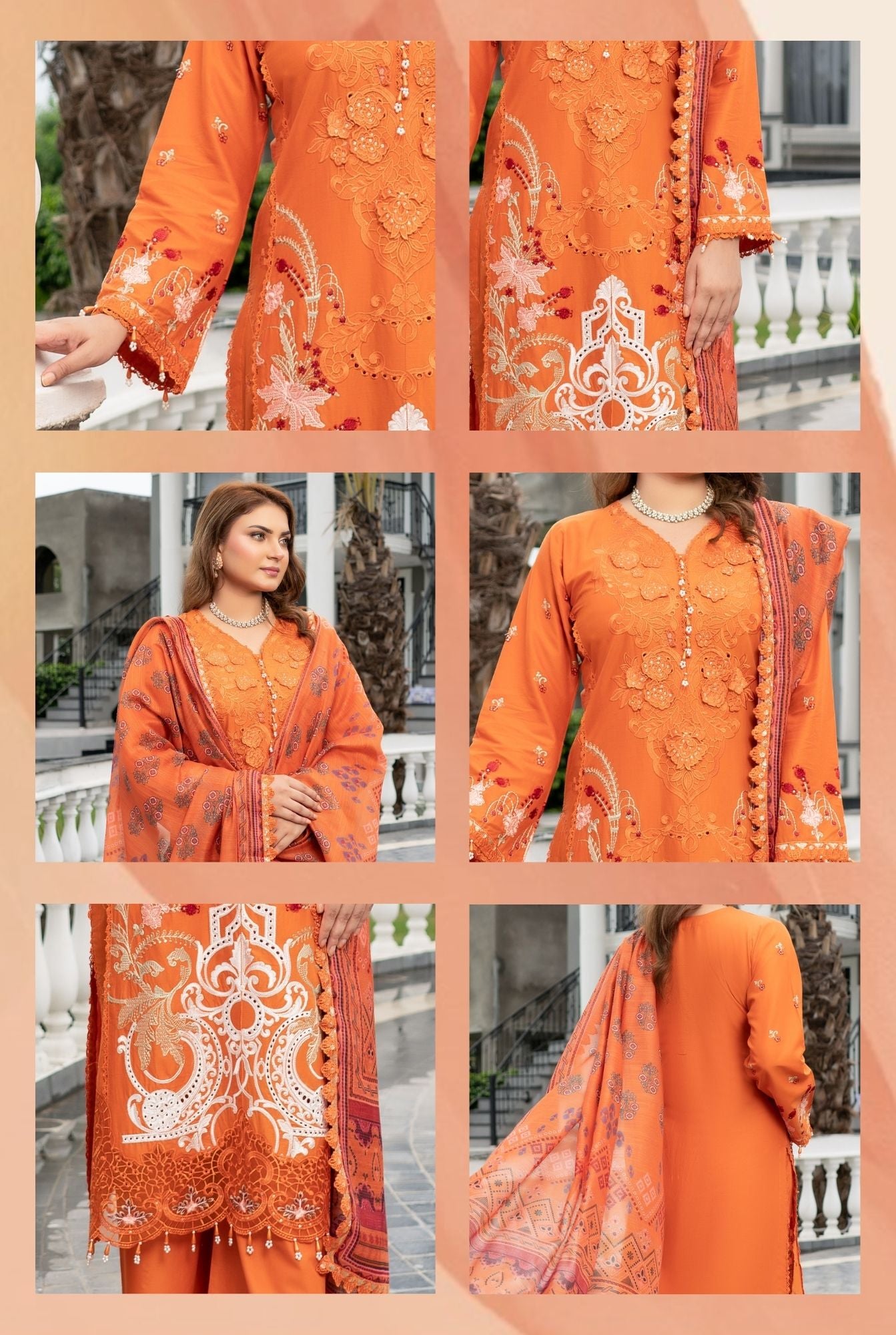 Munira Designer Embroidered Cotton Chikankari Suit 2025 (3)