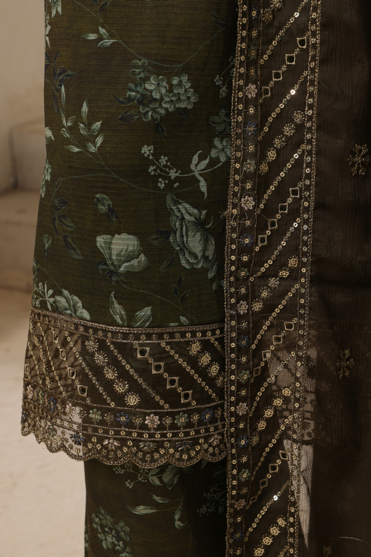 MALIKA Embroidered Festive Collection - D1