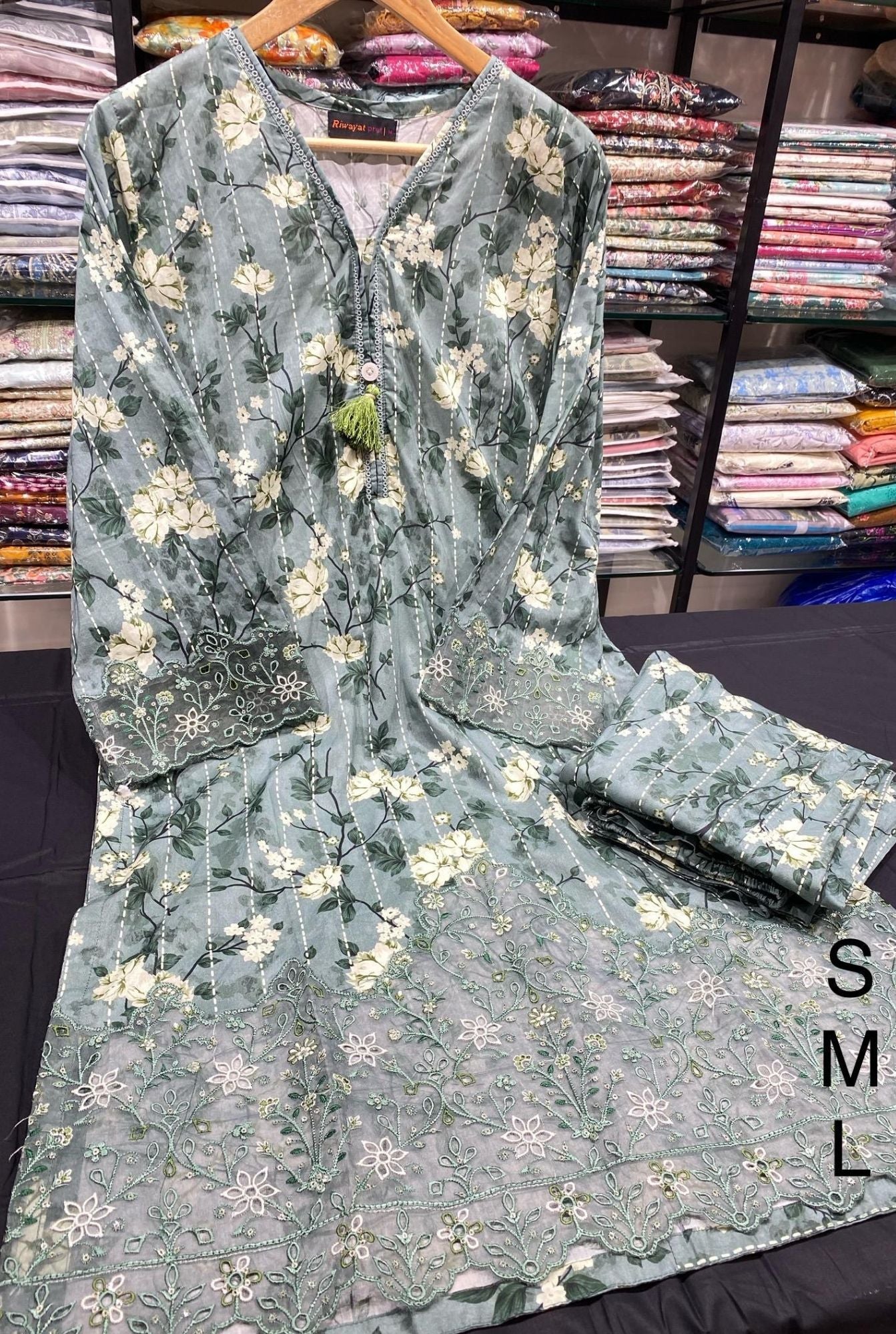 2 Piece Embroidered Printed Suit By Riwayat 2025 (4)