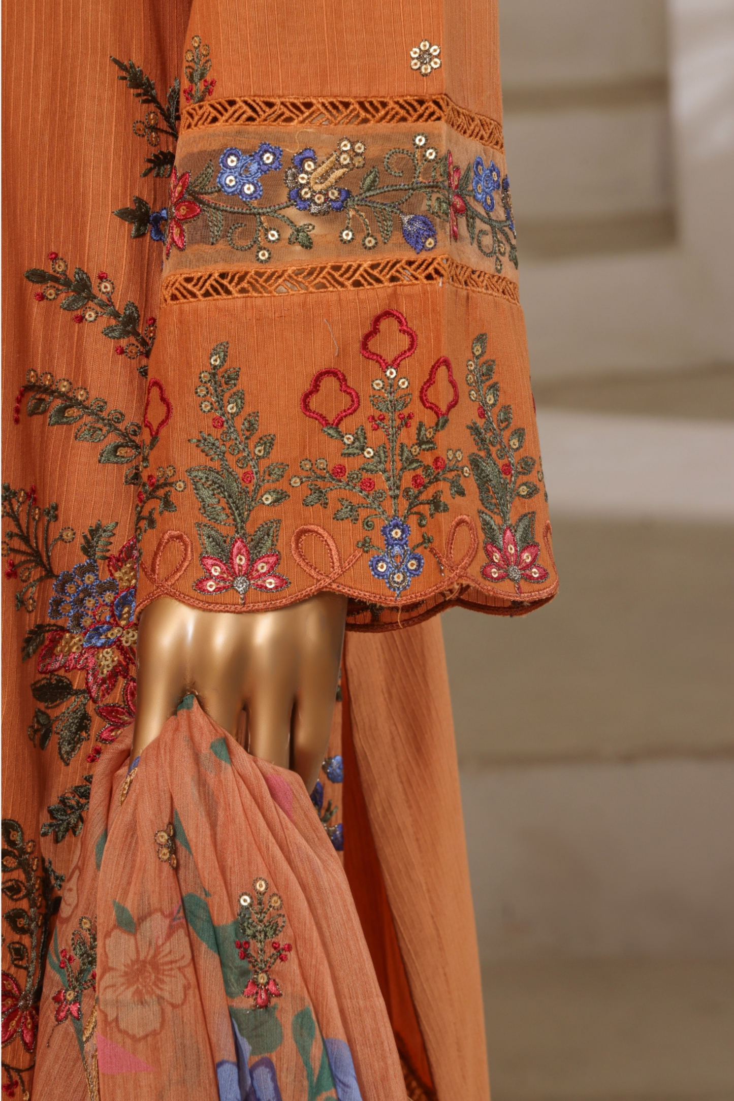Luxury Embroidered Spring Collection -AW1