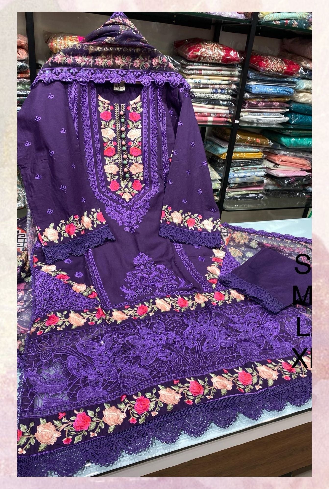 Munira Designer Embroidered Cotton Chikankari Suit 2025 (4)