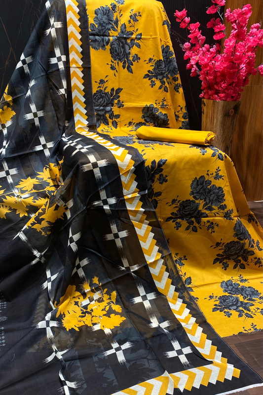 BINSAEED UNSTICHED PRINTED COLLECTION 2025