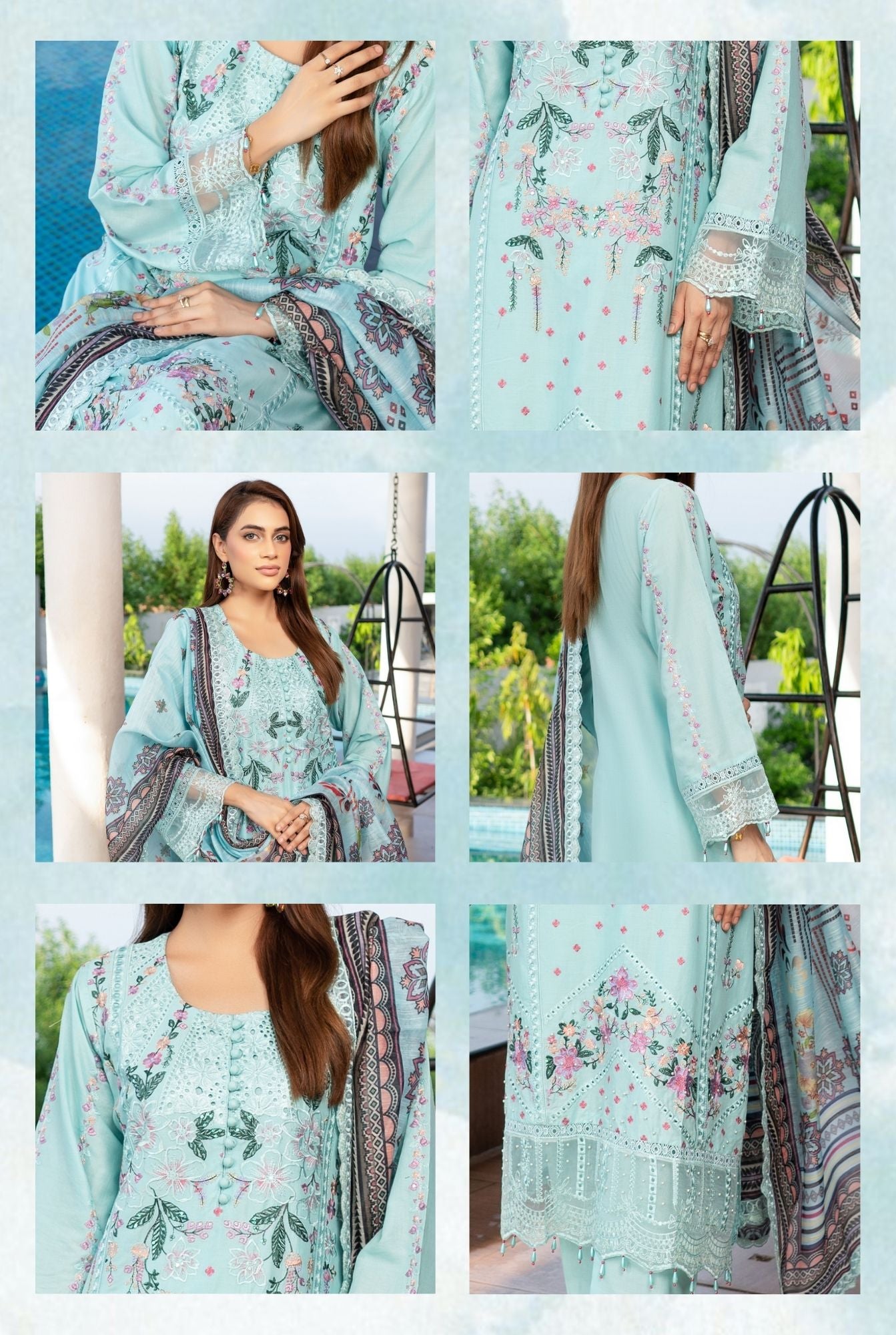 Munira Designer Embroidered Cotton Chikankari Suit 2025 (6)