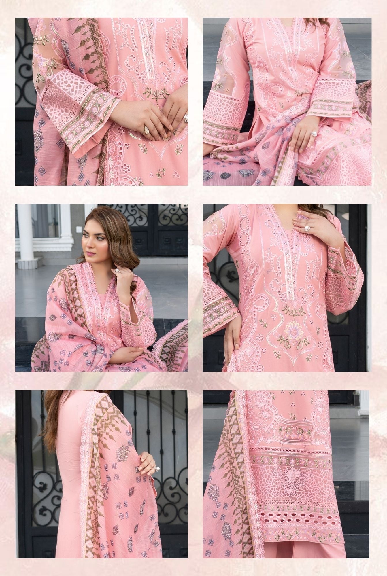 Munira Designer Embroidered Cotton Chikankari Suit 2025 (7)