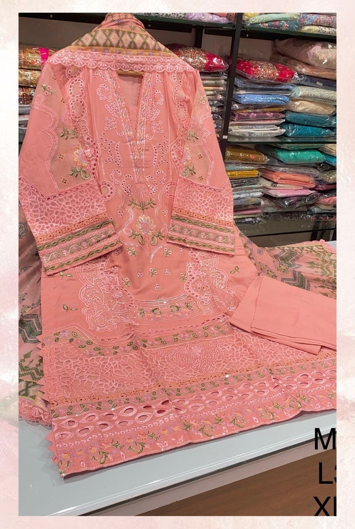 Munira Designer Embroidered Cotton Chikankari Suit 2025 (7)
