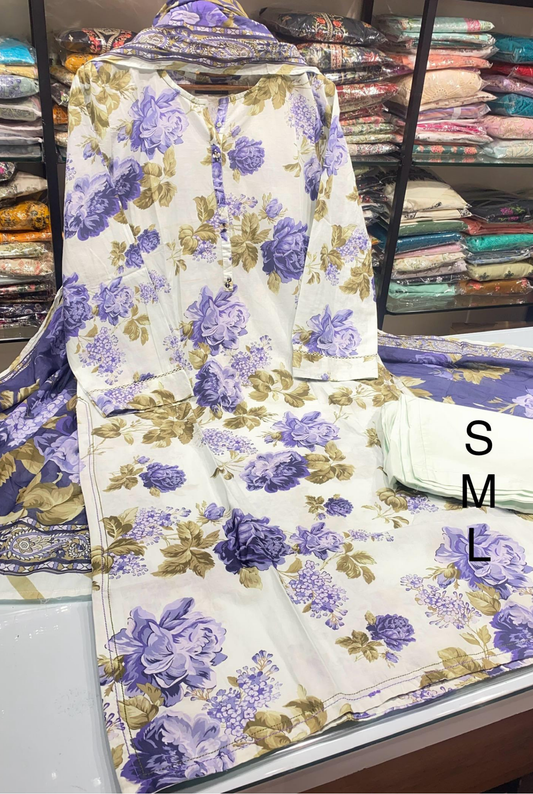 Sadabahar Printed Cambric Lawn Vol-01 2025 (8)