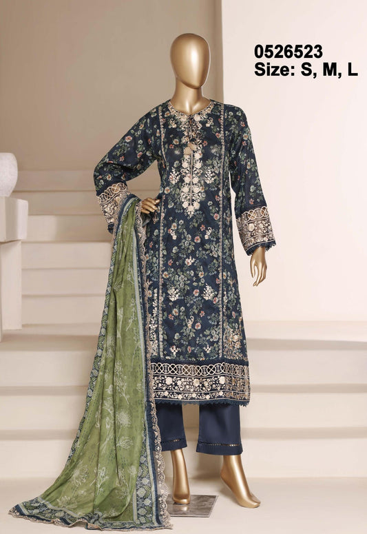 SADABAHAR SIGNATURE EMBROIDERED LAWN D.NO7