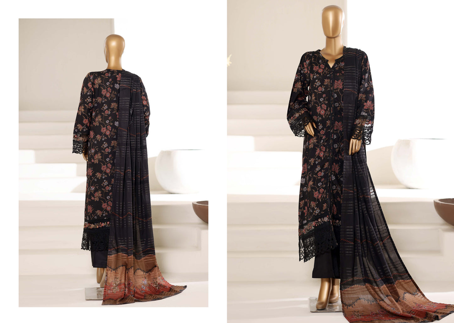 Sadabahar Festive Embroidered Lawn 2026 by ArwazStudio 01