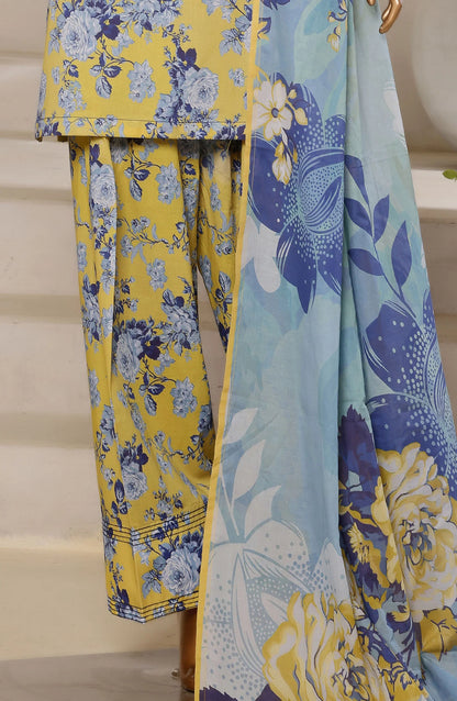 Sadabahar Printed Lawn Stitched 3 Piece Suit SPL04