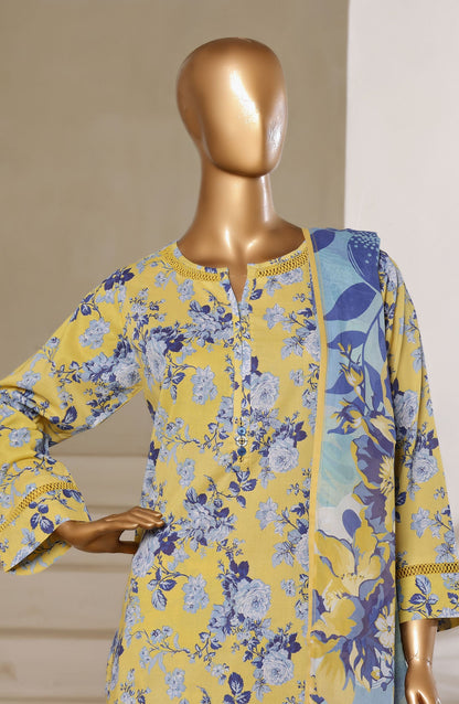 Sadabahar Printed Lawn Stitched 3 Piece Suit SPL04