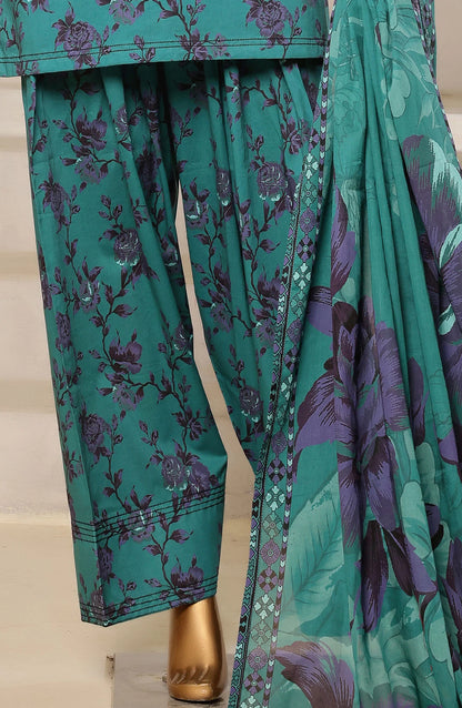 Sadabahar Printed Lawn Stitched 3 Piece Suit SPL02