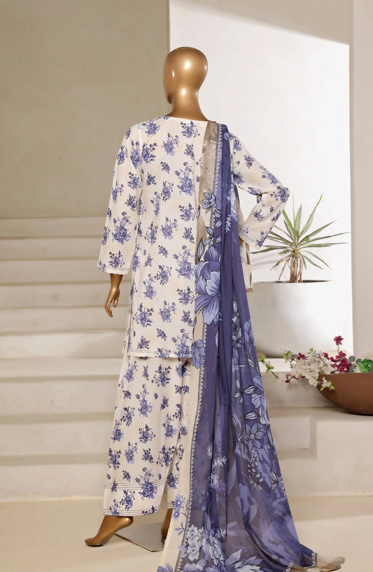 Sadabahar Printed Lawn Stitched 3 Piece Suit SPL05