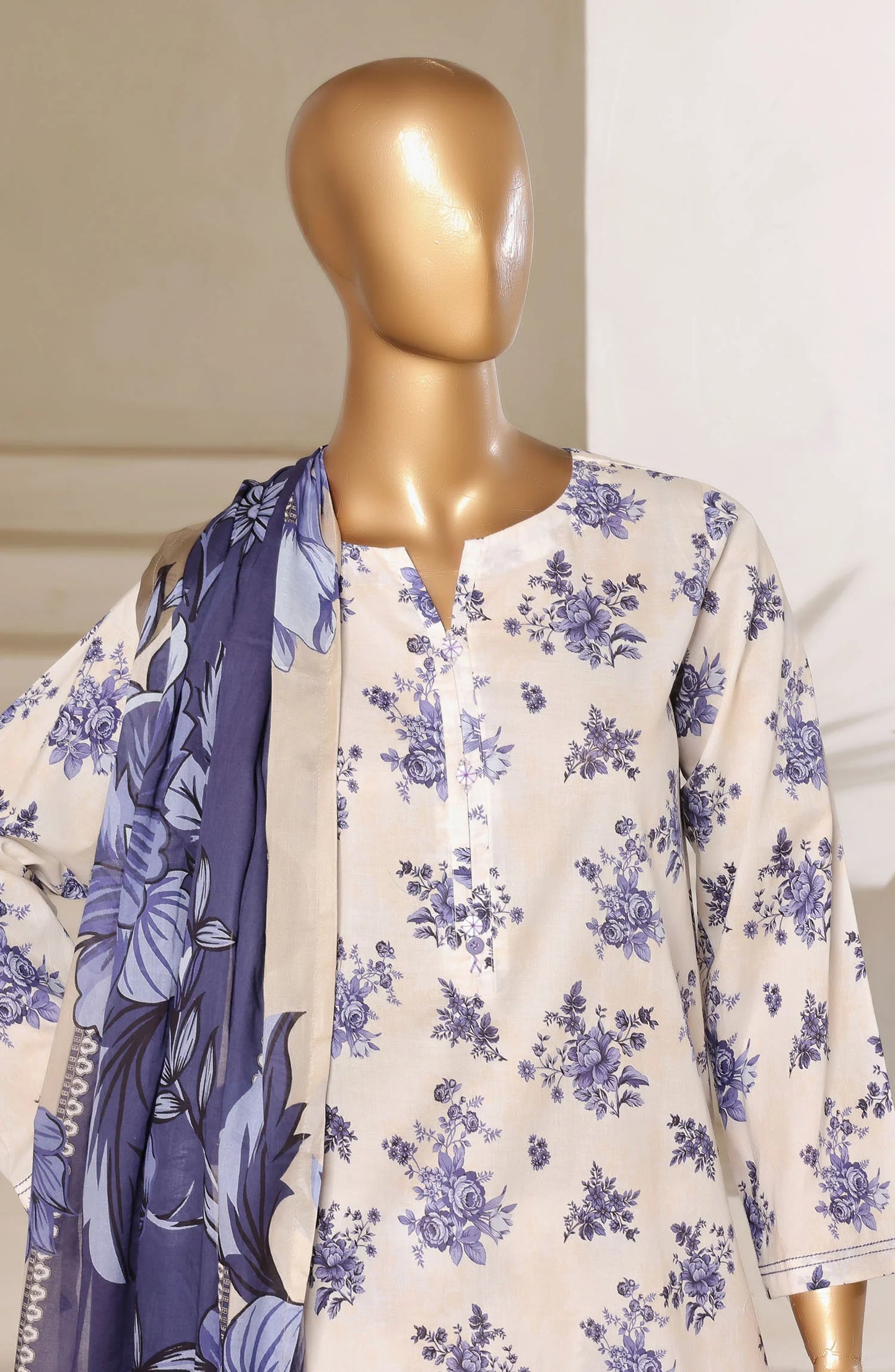 Sadabahar Printed Lawn Stitched 3 Piece Suit SPL05