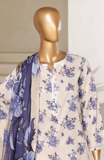 Sadabahar Printed Lawn Stitched 3 Piece Suit SPL05