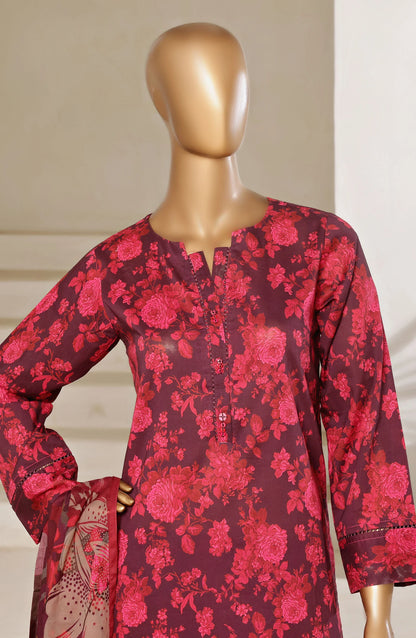 Sadabahar Printed Lawn Stitched 3 Piece Suit SPL03