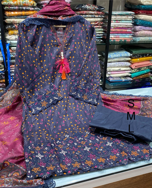 RIWAYAT PREMIUM EMBROIDERED LAWN STITCHED 3PC COLLECTION 2025 VOL 12 (5)