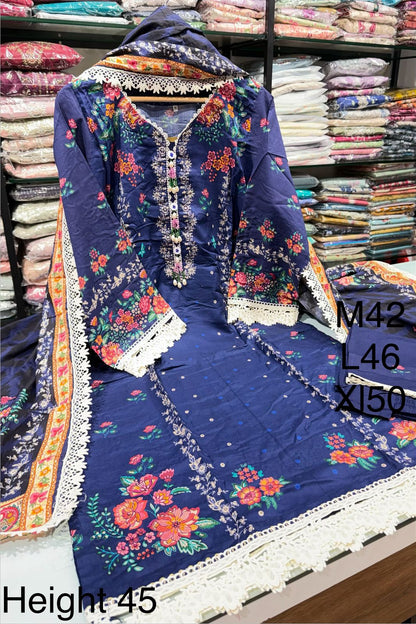 MAUSUMMERY LINEN VOL-02 | 3-PC STITCHED 2025 (8) ✨