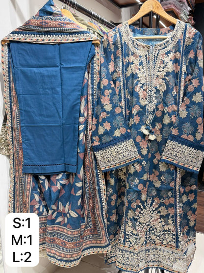 SADABAHAR SIGNATURE EMBROIDERED LAWN D.NO2