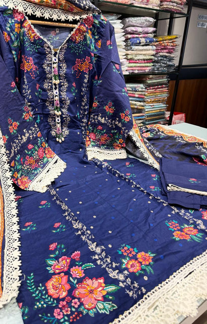 MAUSUMMERY LINEN VOL-02 | 3-PC STITCHED 2025 (8) ✨