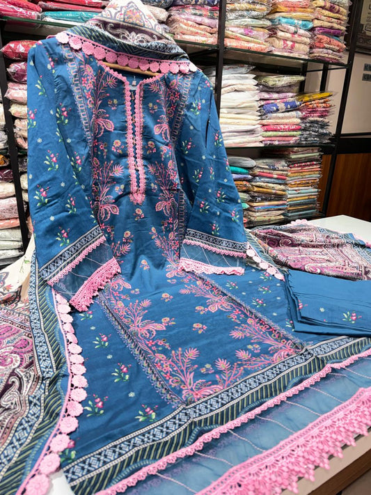 MAUSUMMERY LINEN VOL-02 | 3-PC STITCHED 2025 (10) ✨