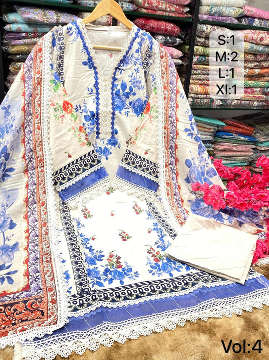 MAUSUMMERY VOL4 STICHED COLLECTION 2026 D.NO 3