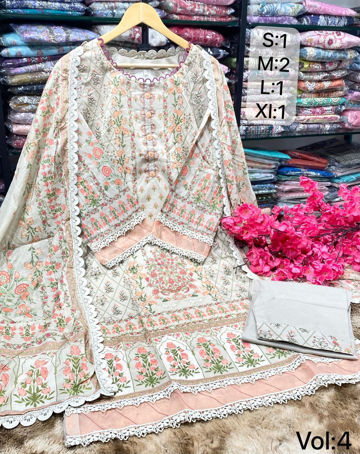 MAUSUMMERY VOL4 STICHED COLLECTION 2026 D.NO 9