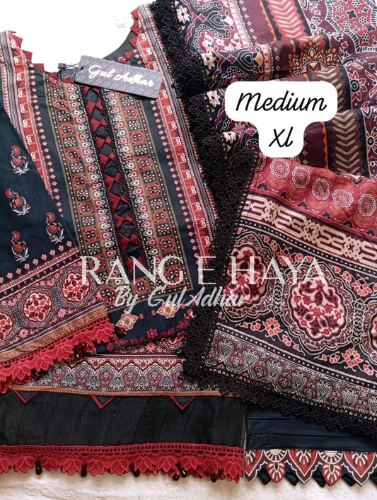 GUL ADHAR RANG-E-HAYA LAWN '25  GRL4