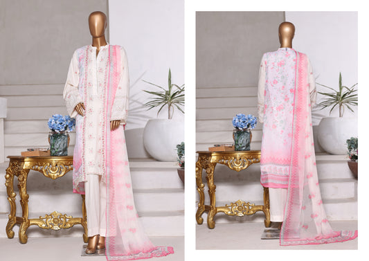 Bin Saeed | Stitched Embroidered Lawn 4pcs AS6
