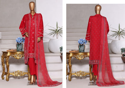Bin Saeed | Stitched Embroidered Lawn 4pcs AS7